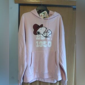 Aeropostale Light Pink Peanuts Hoodie